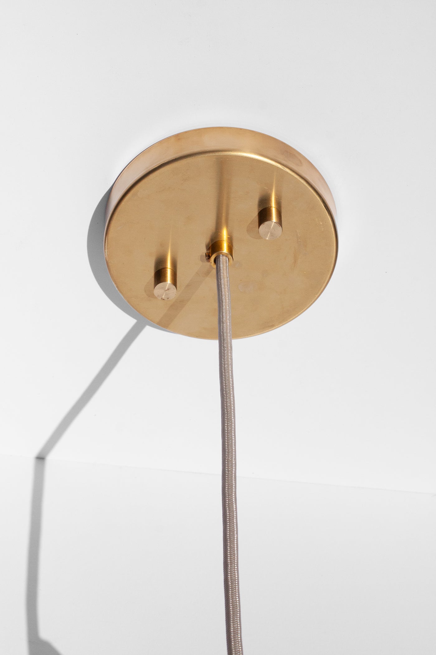 Brass canopy for pendant light
