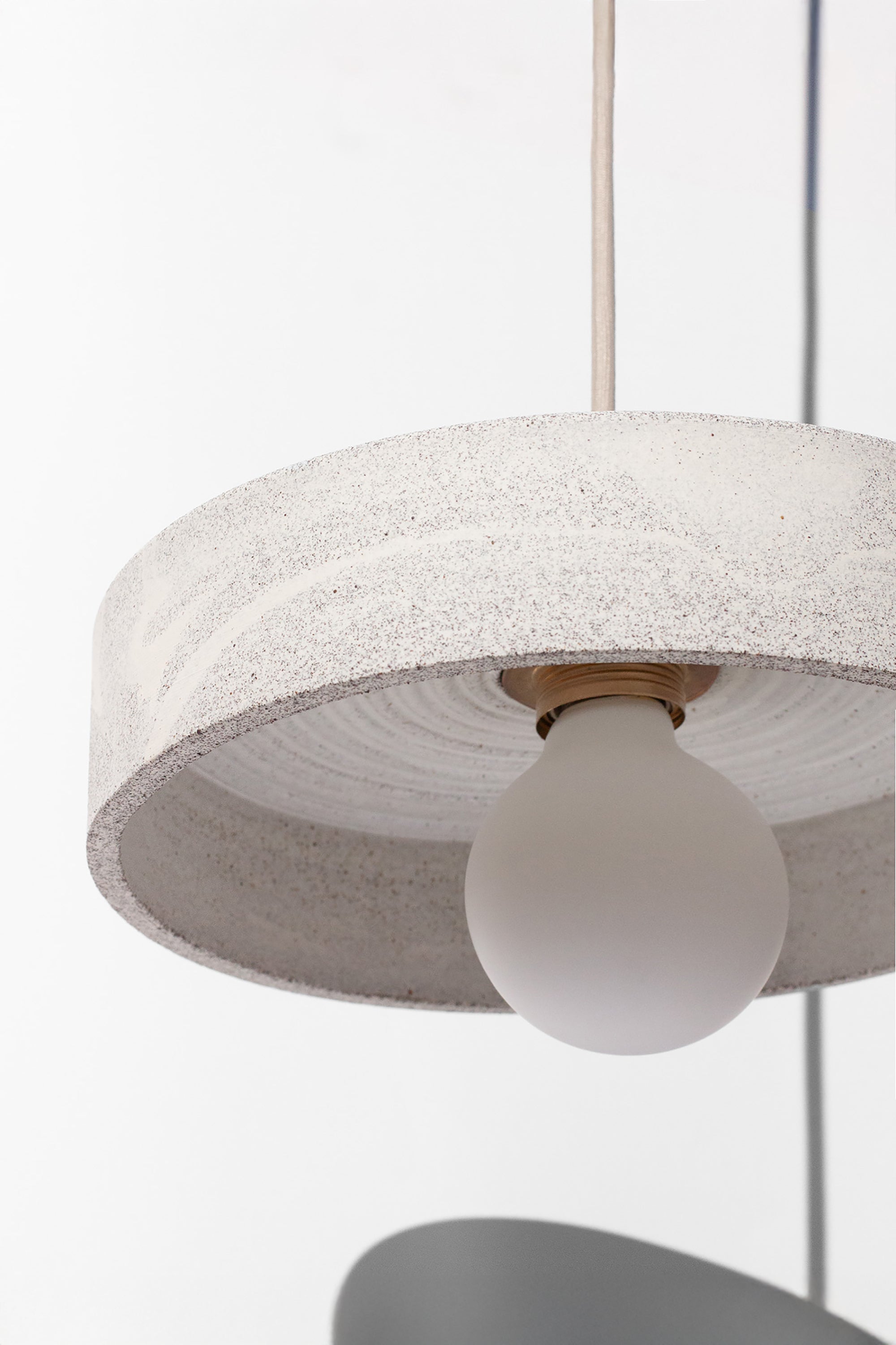 Concentric Pendant, White (MADE TO ORDER)
